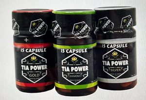 Tia Power Diamond Strength 15 Capsules Per Bottle